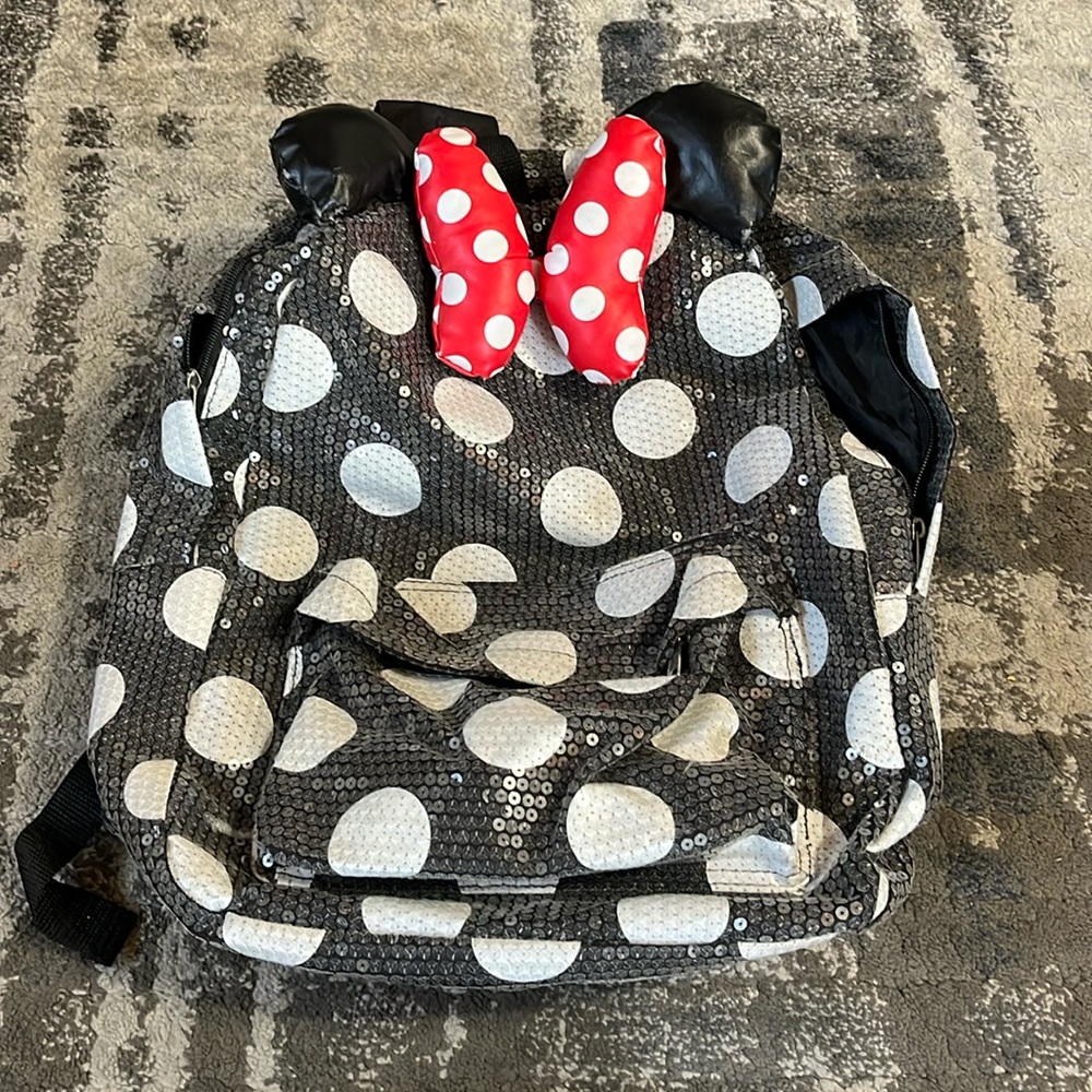 Disney Minnie sequin backpack